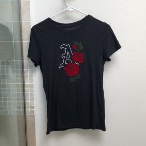Aeropostale Rose Graphic Tee